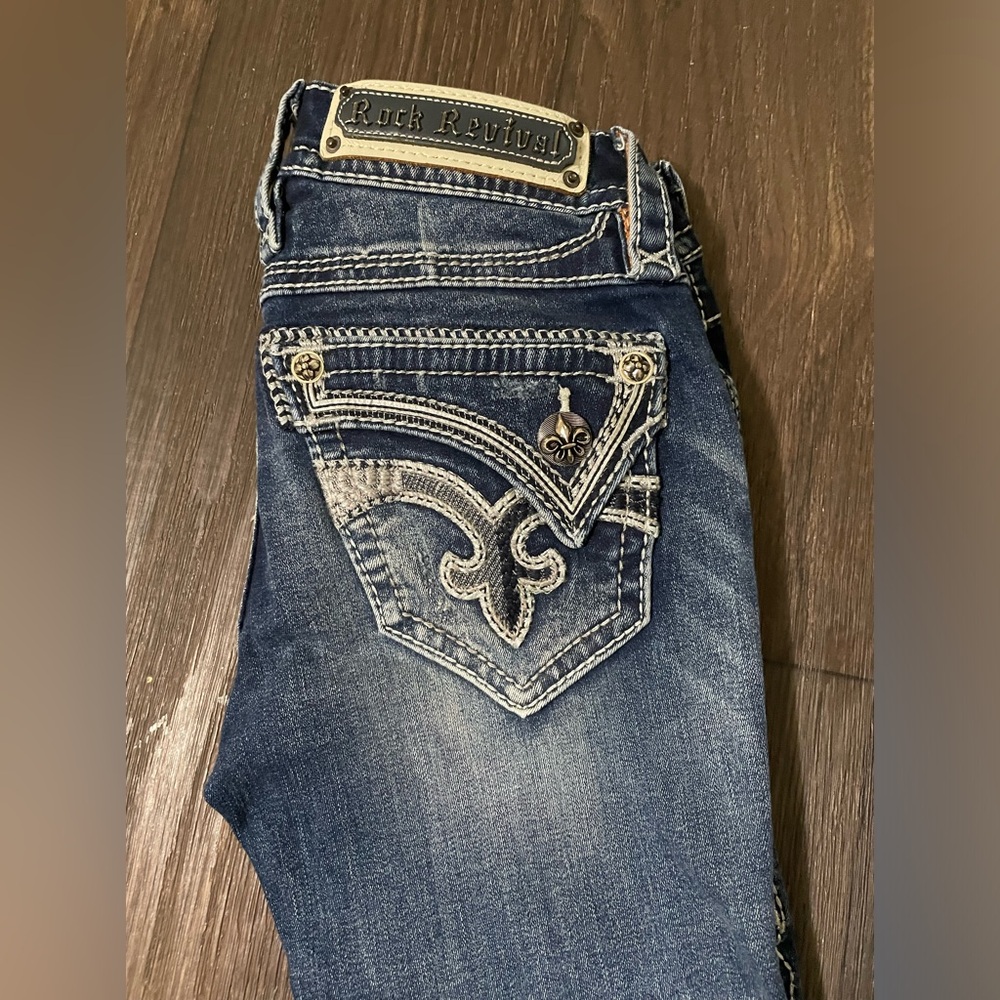 Rock Revival “Kaitlyn” Bootcut Jeans Size 24